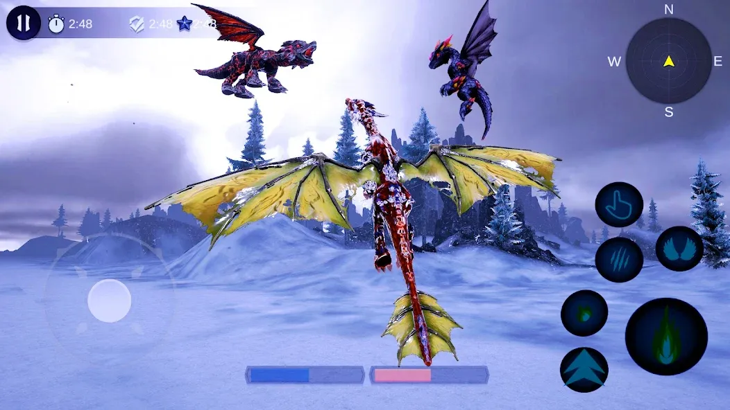 Magical Dragon Flight Games 3D [МОД: Много денег, Монет и Все открыто] Screenshot 3