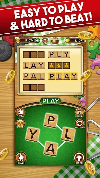 Word Collect - Word Games Fun (Ворд Коллект) [МОД: Все открыто, Дополнительные деньги и Меню MOD] Screenshot 5