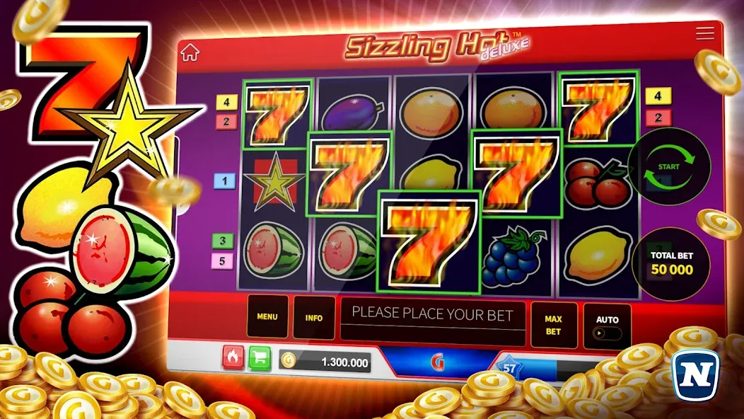 Gaminator Online Casino Slots [МОД: Все открыто, Дополнительные деньги и Меню MOD] Screenshot 2