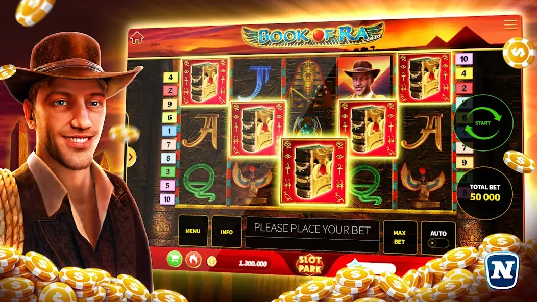 Slotpark - Online Casino Games [МОД: Все открыто, Дополнительные деньги и Меню MOD] Screenshot 1