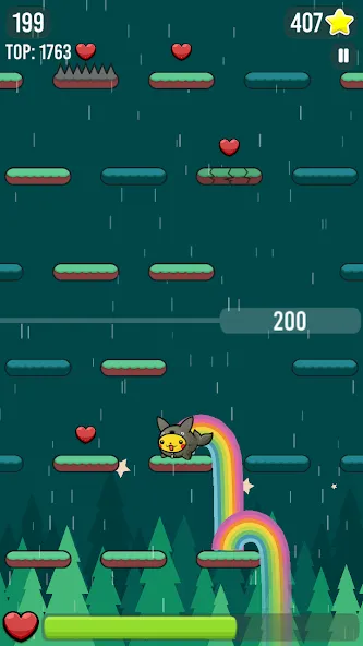 Happy Hop: Kawaii Jump (Хэппи Хоп) [МОД: Деньги, Монеты и Меню MOD] Screenshot 3