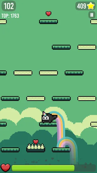 Happy Hop: Kawaii Jump (Хэппи Хоп) [МОД: Деньги, Монеты и Меню MOD] Screenshot 4