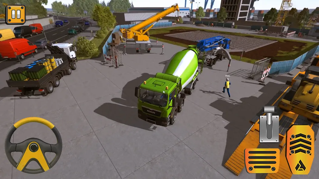Construction City Simulator (Конструкция Сити Симулятор) [МОД: Много монет, Открытые уровни и Мега MOD] Screenshot 4