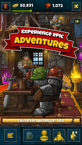 Shakes & Fidget - The RPG (Шэйкс) [МОД: Много денег, Монет и Все открыто] Screenshot 2