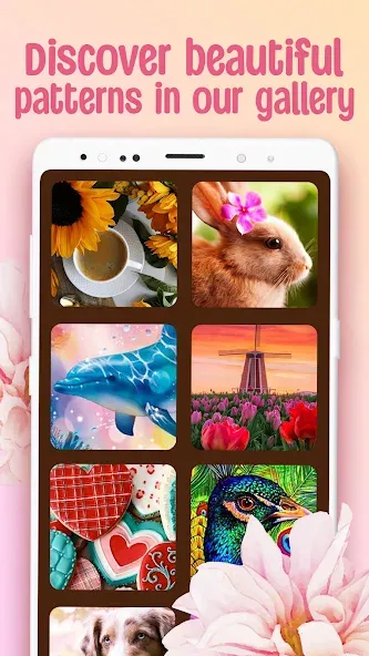 Cross-Stitch: Coloring Book (Кросс) [МОД: Бесконечные деньги, Монеты и Мега MOD] Screenshot 4