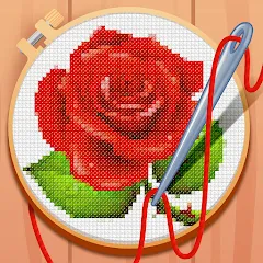 Скачать Cross-Stitch: Coloring Book (Кросс) [МОД: Бесконечные деньги, Монеты и Мега MOD] | Взлом Cross-Stitch: Coloring Book на Андроид