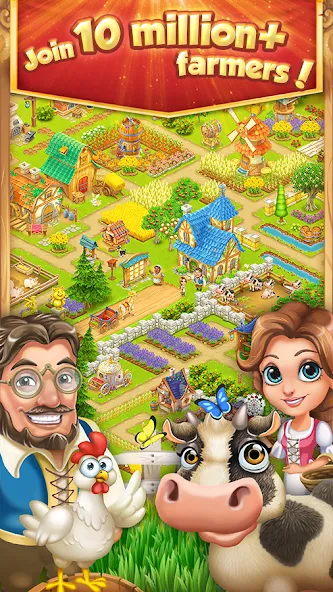 Village and Farm (Вилладж энд Фарм) [МОД: Много денег, Монет и Все открыто] Screenshot 1