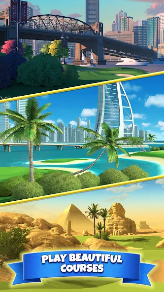 Golf Clash (Гольф Клаш) [МОД: Бесконечные деньги, Монеты и Мега MOD] Screenshot 2