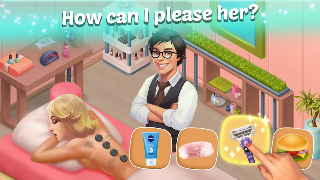 Family Hotel: love & match-3 (Фэмели Отель) [МОД: Много монет, Открытые уровни и Мега MOD] Screenshot 1