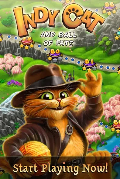 Indy Cat: Match 3 Adventure [МОД: Бесконечные деньги, Монеты и Мега MOD] Screenshot 5