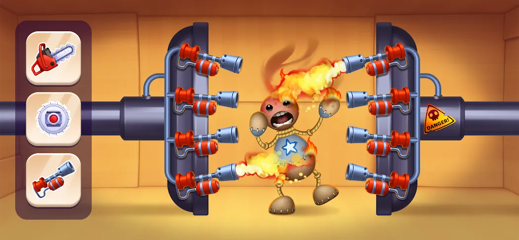 Kick the Buddy－Fun Action Game (Кик зэ Бадди) [МОД: Много монет, Открытые уровни и Мега MOD] Screenshot 1