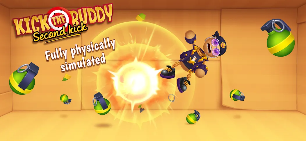 Kick the Buddy: Second Kick (Кик зе Бадди) [МОД: Деньги, Монеты и Меню MOD] Screenshot 1