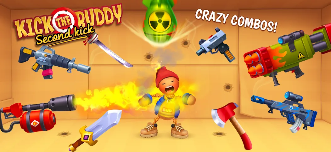 Kick the Buddy: Second Kick (Кик зе Бадди) [МОД: Деньги, Монеты и Меню MOD] Screenshot 5