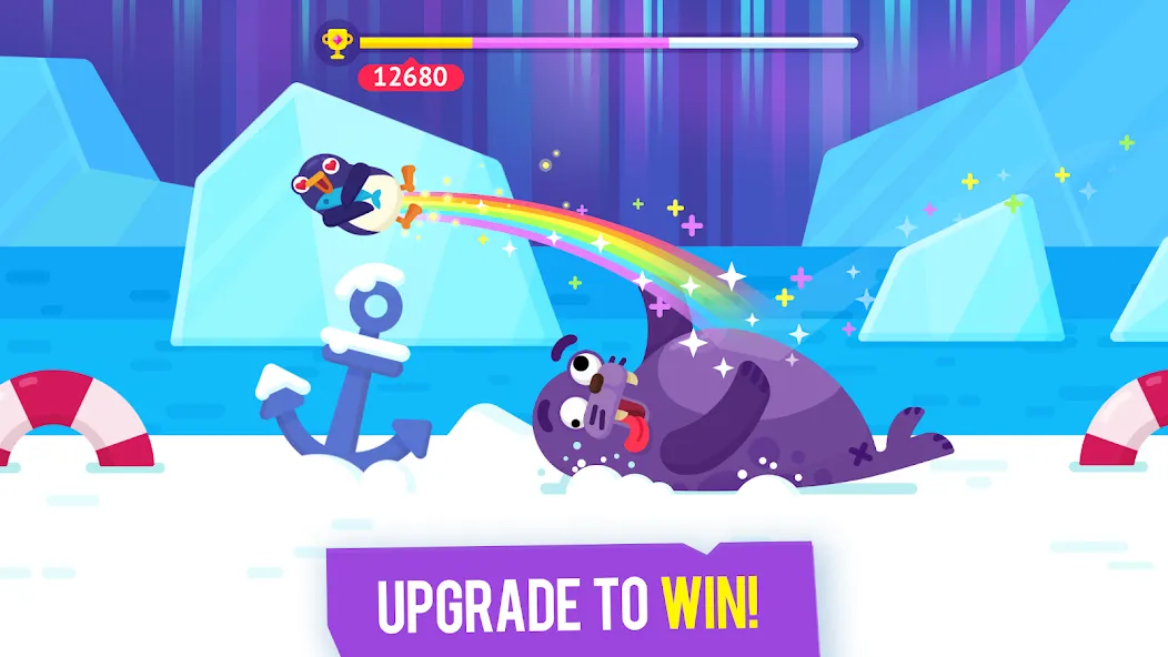 Bouncemasters: Penguin Games (Баунсмастерс) [МОД: Меню, Бесконечные монеты и Открытые уровни] Screenshot 4