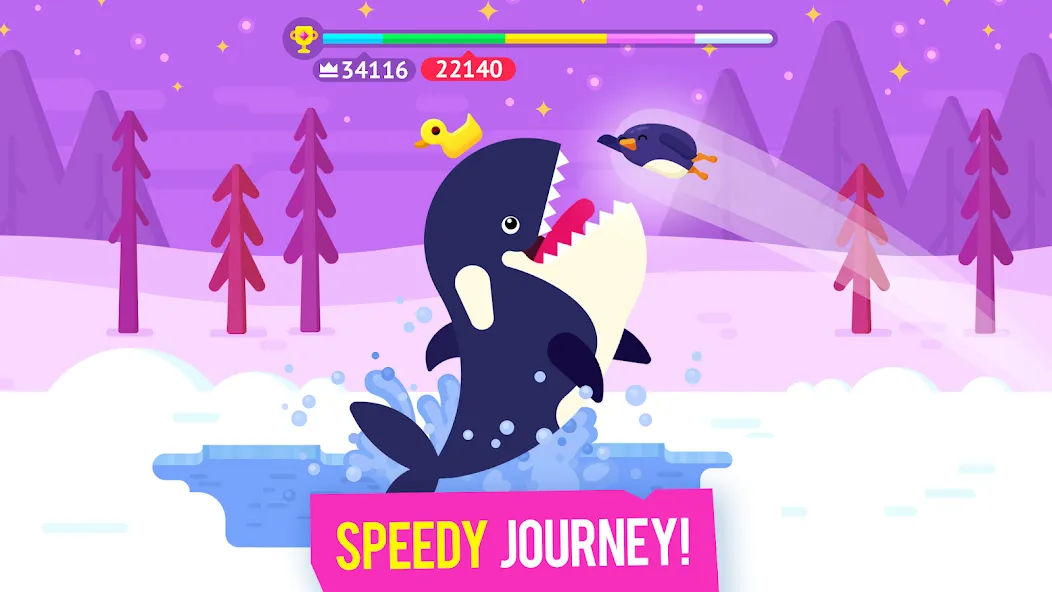 Bouncemasters: Penguin Games (Баунсмастерс) [МОД: Меню, Бесконечные монеты и Открытые уровни] Screenshot 5