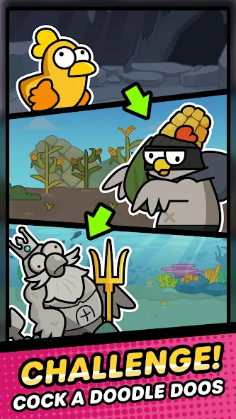 Duck vs Chicken : Idle Defense (Дак против Чикен) [МОД: Деньги, Монеты и Меню MOD] Screenshot 5