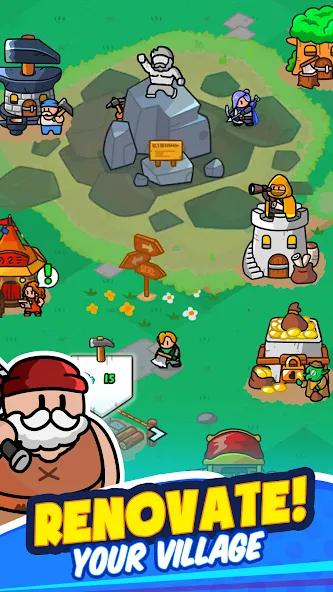 Rumble Heroes - Adventure RPG (Рамбл Хироес) [МОД: Много монет, Открытые уровни и Мега MOD] Screenshot 3