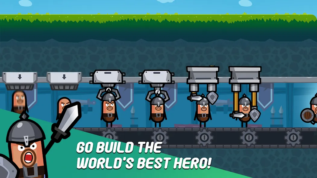 Hero Factory - Idle tycoon (Хиро Фактори) [МОД: Все открыто, Дополнительные деньги и Меню MOD] Screenshot 1