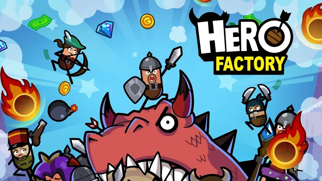 Hero Factory - Idle tycoon (Хиро Фактори) [МОД: Все открыто, Дополнительные деньги и Меню MOD] Screenshot 3