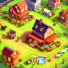 Скачать Country Valley Farming Game (Парадайз Хей Фарм Айленд) [МОД: Бесконечные деньги, Монеты и Мега MOD] | Взлом Country Valley Farming Game на Андроид