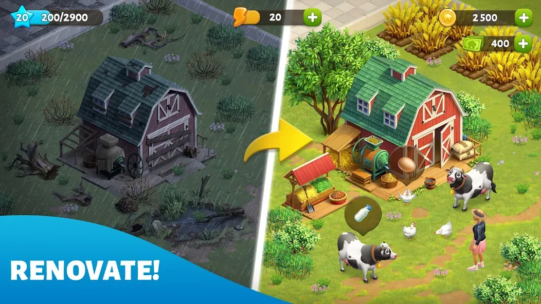 Spring Valley: Farm Game (принг Вэлли) [МОД: Меню, Бесконечные монеты и Открытые уровни] Screenshot 2