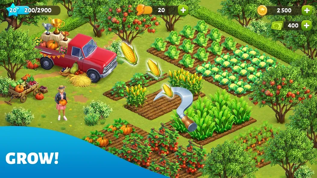 Spring Valley: Farm Game (принг Вэлли) [МОД: Меню, Бесконечные монеты и Открытые уровни] Screenshot 4