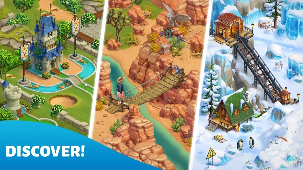 Spring Valley: Farm Game (принг Вэлли) [МОД: Меню, Бесконечные монеты и Открытые уровни] Screenshot 5