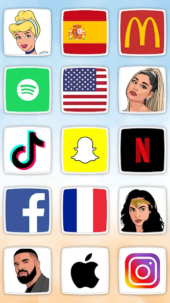 QuizMania: Picture Trivia Game (КвизМания) [МОД: Деньги, Монеты и Меню MOD] Screenshot 1