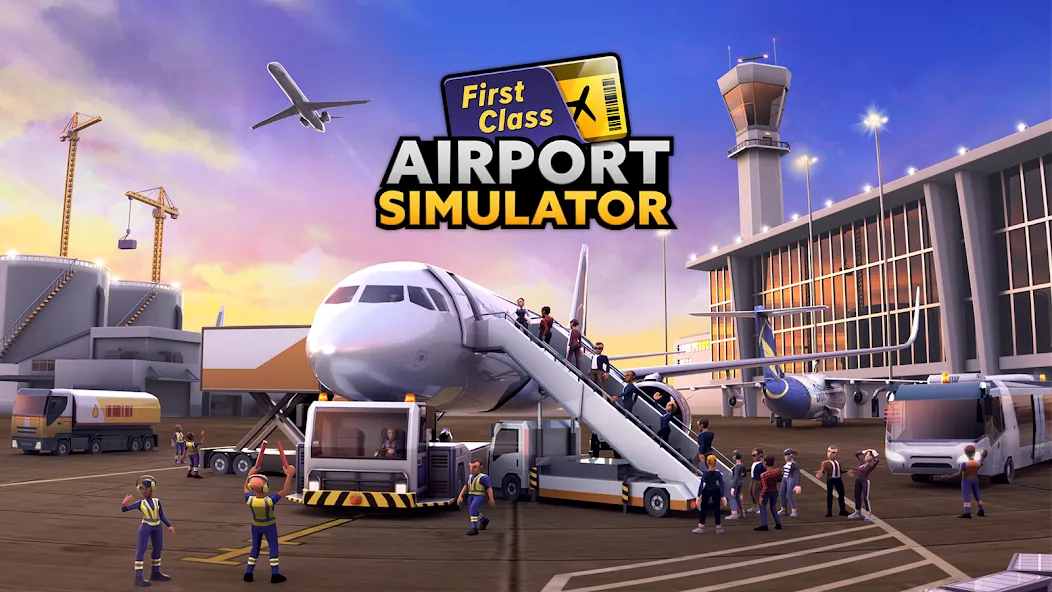 Airport Simulator: Tycoon Inc. (Эйрпорт Симулятор) [МОД: Все открыто, Дополнительные деньги и Меню MOD] Screenshot 1