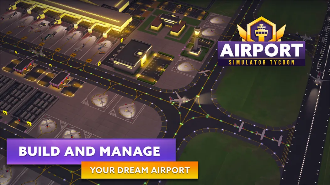 Airport Simulator: Tycoon Inc. (Эйрпорт Симулятор) [МОД: Все открыто, Дополнительные деньги и Меню MOD] Screenshot 2