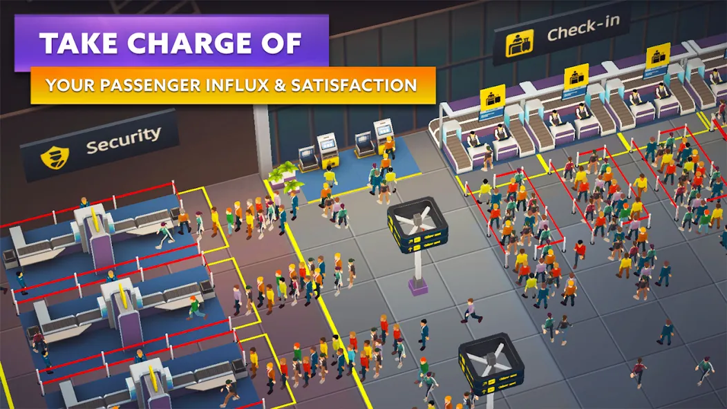 Airport Simulator: Tycoon Inc. (Эйрпорт Симулятор) [МОД: Все открыто, Дополнительные деньги и Меню MOD] Screenshot 5