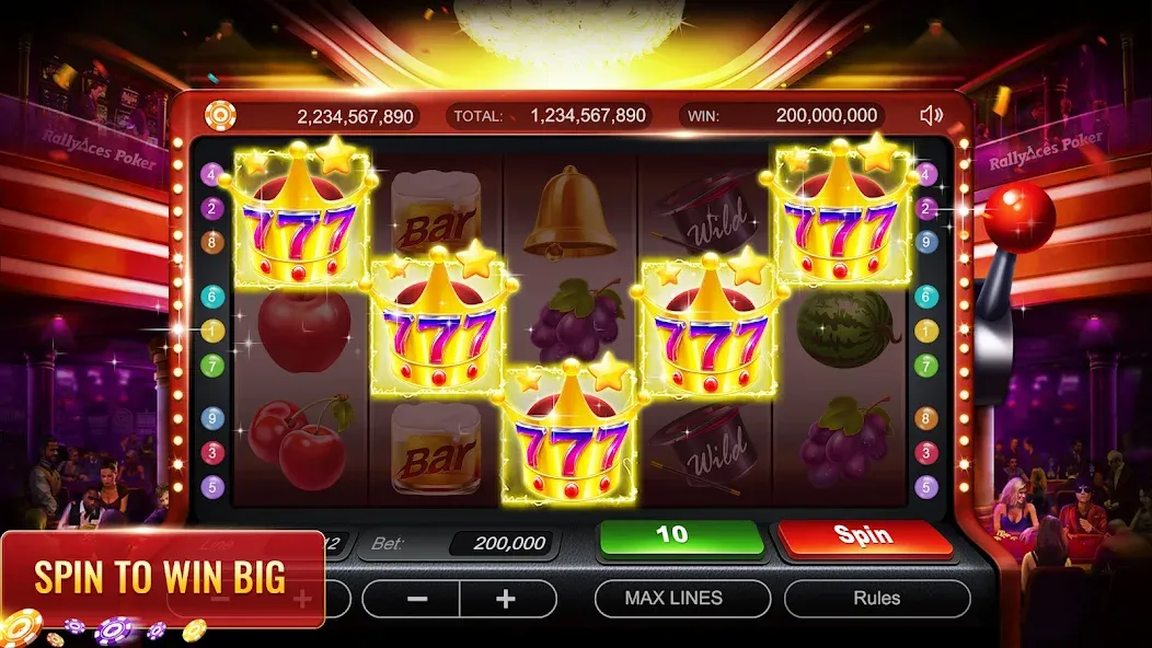 RallyAces Poker (РаллиЭйс Покер) [МОД: Меню, Бесконечные монеты и Открытые уровни] Screenshot 2