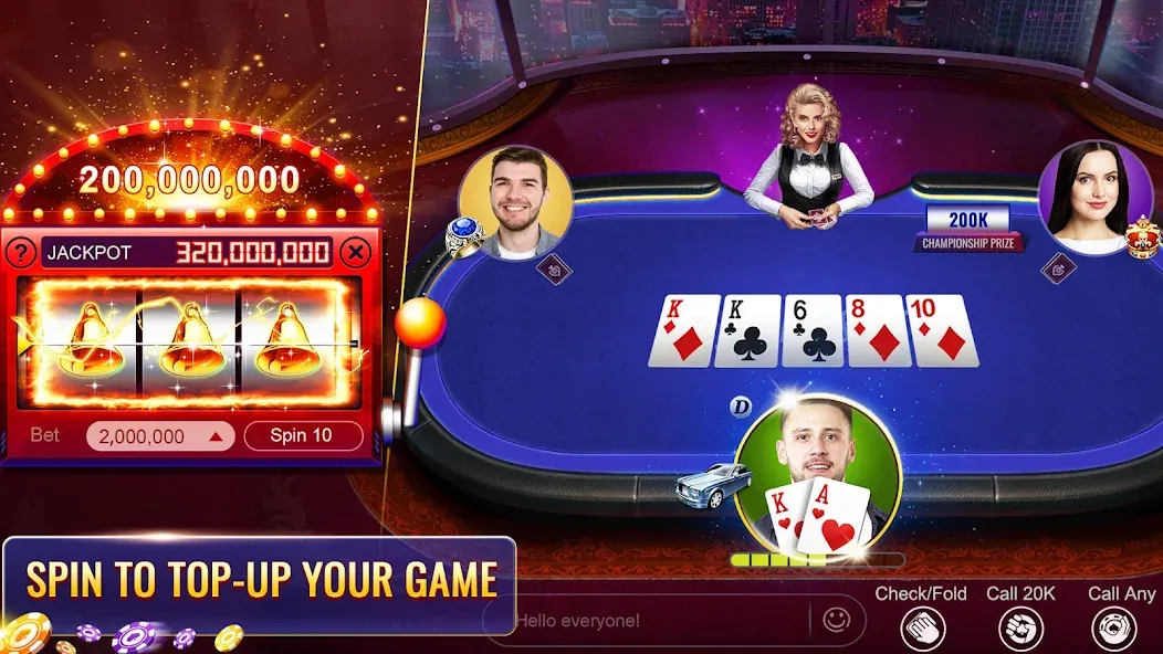 RallyAces Poker (РаллиЭйс Покер) [МОД: Меню, Бесконечные монеты и Открытые уровни] Screenshot 3