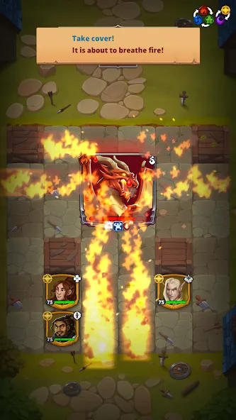 Friends & Dragons - Puzzle RPG [МОД: Много денег, Монет и Все открыто] Screenshot 4