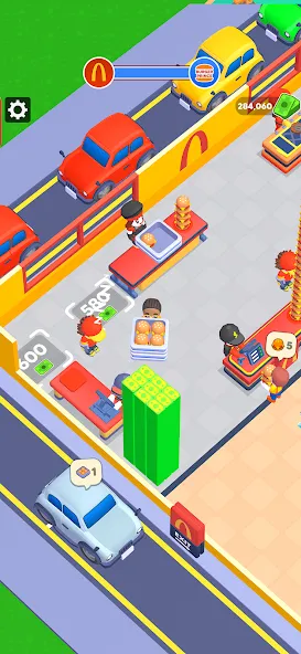 My Burger Shop: Burger Games (Май Бургер Шоп Игры) [МОД: Бесконечные деньги, Монеты и Мега MOD] Screenshot 2