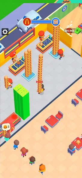 My Burger Shop: Burger Games (Май Бургер Шоп Игры) [МОД: Бесконечные деньги, Монеты и Мега MOD] Screenshot 3
