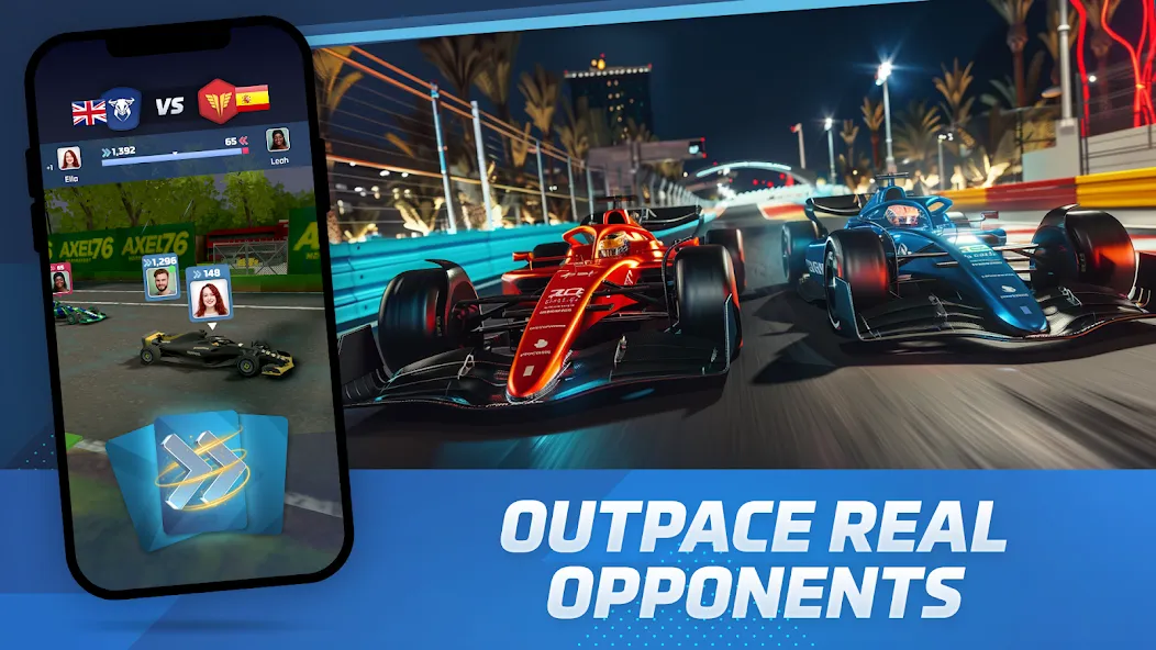 Racing Rivals: Team Car Game (Моторспортивные соперники) [МОД: Деньги, Монеты и Меню MOD] Screenshot 3