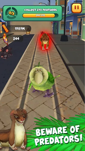 Kakapo Run: Animal Rescue Game (Какапо Ран) [МОД: Меню, Бесконечные монеты и Открытые уровни] Screenshot 2