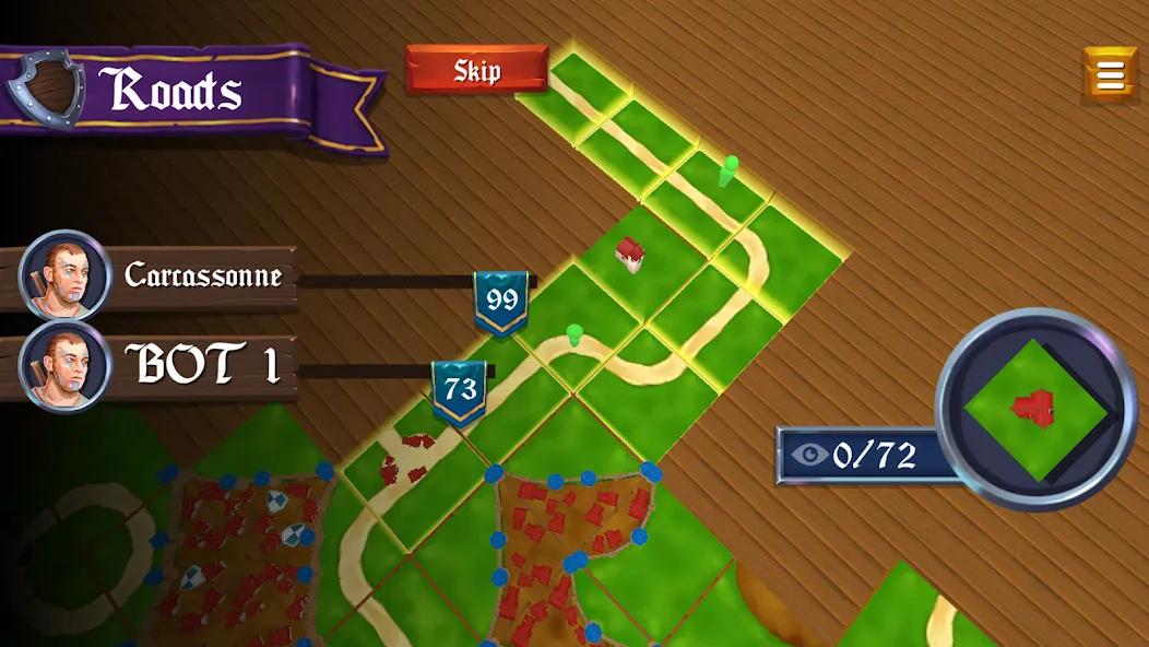 War of Carcassonne board Games (Каркассон) [МОД: Деньги, Монеты и Меню MOD] Screenshot 5