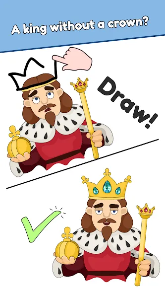 DOP: Draw One Part (ДОП) [МОД: Все открыто, Дополнительные деньги и Меню MOD] Screenshot 1