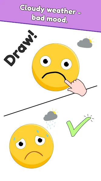DOP: Draw One Part (ДОП) [МОД: Все открыто, Дополнительные деньги и Меню MOD] Screenshot 2