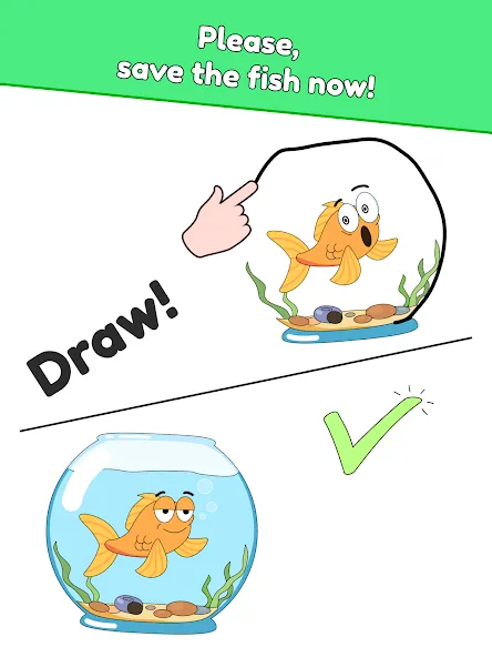 DOP: Draw One Part (ДОП) [МОД: Все открыто, Дополнительные деньги и Меню MOD] Screenshot 5