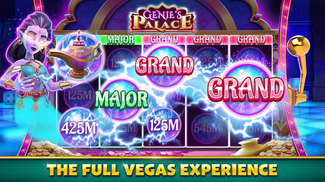 myVEGAS Slots: Casino Slots (майВЕГАС Слотс) [МОД: Меню, Бесконечные монеты и Открытые уровни] Screenshot 1