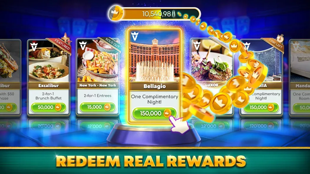 myVEGAS Slots: Casino Slots (майВЕГАС Слотс) [МОД: Меню, Бесконечные монеты и Открытые уровни] Screenshot 2