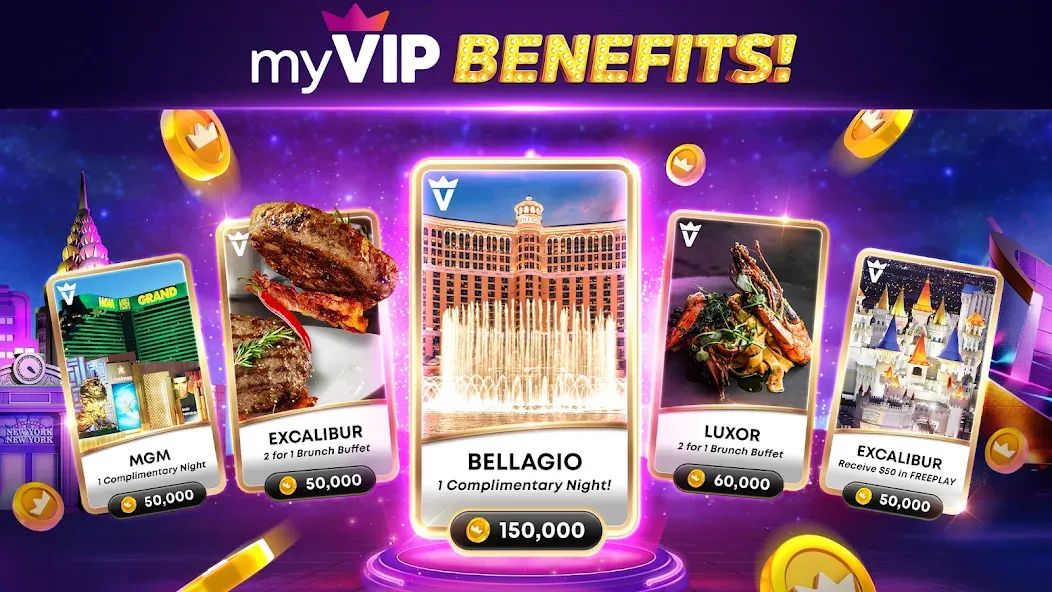 POP! Slots™ Vegas Casino Games [МОД: Меню, Бесконечные монеты и Открытые уровни] Screenshot 2