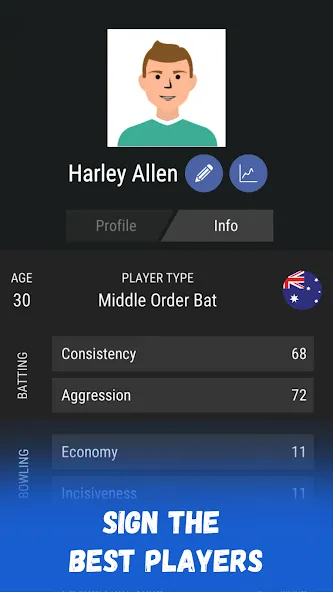 Wicket Cricket Manager (Уикет Крикет Менеджер) [МОД: Деньги, Монеты и Меню MOD] Screenshot 2