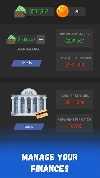 Wicket Cricket Manager (Уикет Крикет Менеджер) [МОД: Деньги, Монеты и Меню MOD] Screenshot 3
