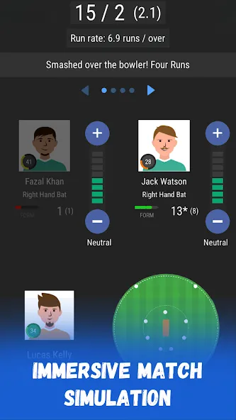 Wicket Cricket Manager (Уикет Крикет Менеджер) [МОД: Деньги, Монеты и Меню MOD] Screenshot 4