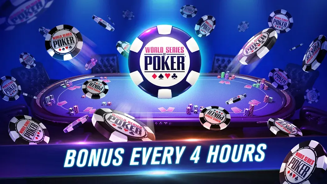 WSOP Poker: Texas Holdem Game (ВСОП Покер) [МОД: Все открыто, Дополнительные деньги и Меню MOD] Screenshot 2