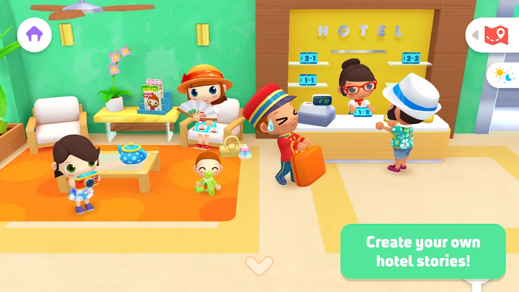 Vacation Hotel Stories (Вакансия Отель истории) [МОД: Много монет, Открытые уровни и Мега MOD] Screenshot 1